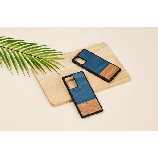 MAN&WOOD Galaxy Note 20 denim black puzdro - 3