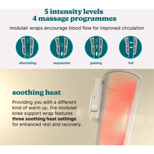 HoMedics SR-CMXKE10HBND modulárny kompresný návlek na koleno + ovládač - 2