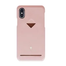 VixFox zadný kryt s držiakom na karty pre iPhone XS Max, ružový
