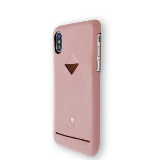 VixFox zadný kryt s držiakom na karty pre iPhone XS Max, ružový - 2