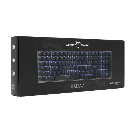 White Shark ESL-K2 Premium Line Katana US mechanická klávesnica - 8