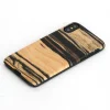 MAN&WOOD flipové puzdro pre iPhone X/XS, biele ebenové drevo, čierne puzdro thumbnail