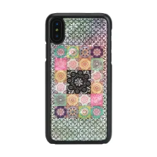 iKins SmartPhone puzdro iPhone XS/S Flower Garden Black puzdro