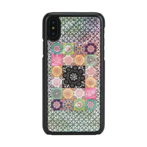 iKins SmartPhone puzdro iPhone XS/S Flower Garden Black puzdro - 1