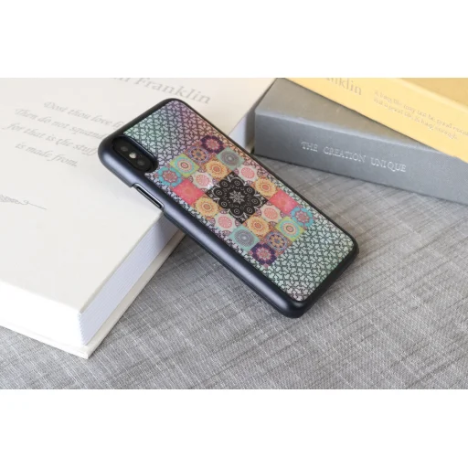 iKins SmartPhone puzdro iPhone XS/S Flower Garden Black puzdro - 3