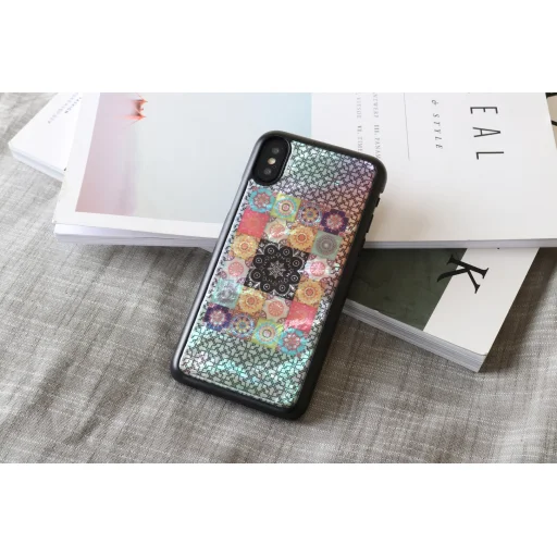 iKins SmartPhone puzdro iPhone XS/S Flower Garden Black puzdro - 4
