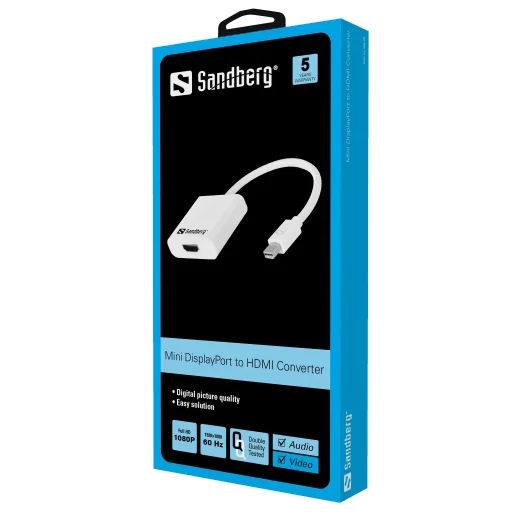 Sandberg 508-29 Mini DisplayPort – HDMI adaptér - 2