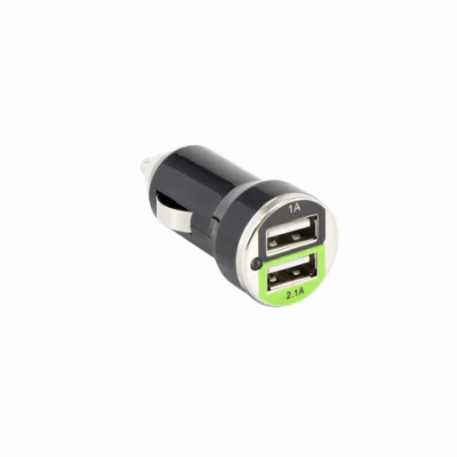Sbox CC-221B duálna USB autonabíjačka čierna - 1