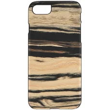 MAN&WOOD puzdro biely eben pre iPhone 7/8/SE (2020)