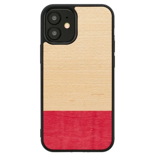MAN&WOOD puzdro na iPhone 12 mini miss match black - 1