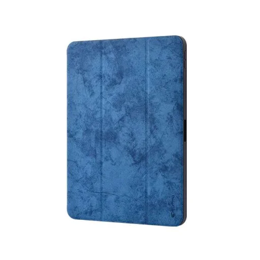 Devia kožené flipové puzdro s držiakom na ceruzku (2018) iPad Pro 11 modré puzdro - 1
