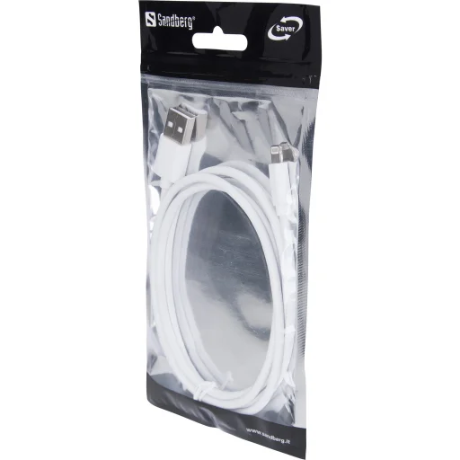 Sandberg 340-75 USB > Lightning MFI 1 m SAVER kábel - 2