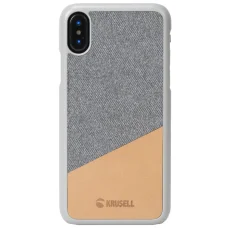 Krusell Tanum Cover Apple iPhone XS Max béžové puzdro