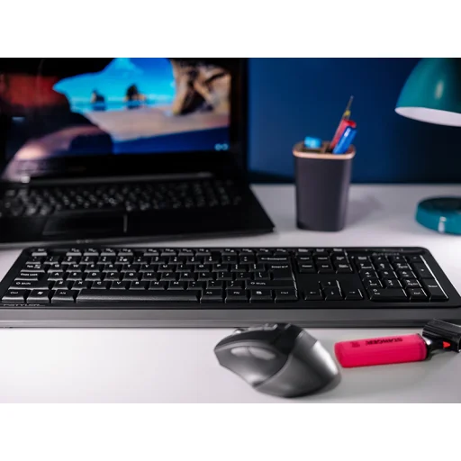 A4Tech FStyler 2,4G FG1035 bezdrôtový set klávesnice a myši, sivý - 6