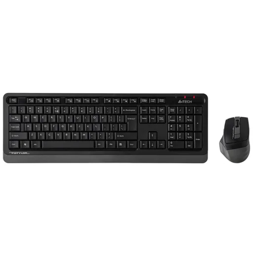 A4Tech FStyler 2,4G FG1035 bezdrôtový set klávesnice a myši, sivý - 3