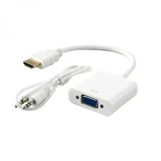 Sbox HDMI samec -> VGA samica + audio adaptér