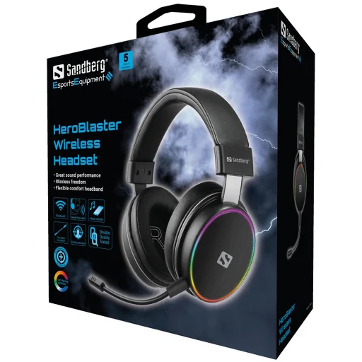Sandberg 126-42 HeroBlaster bezdrôtový headset - 6