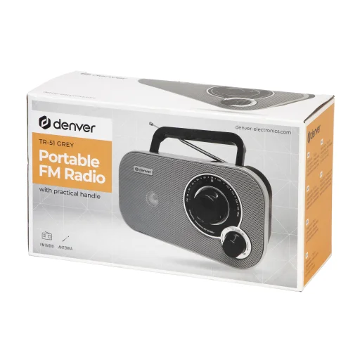 Denver TR-51 Grey FM rádio - 3