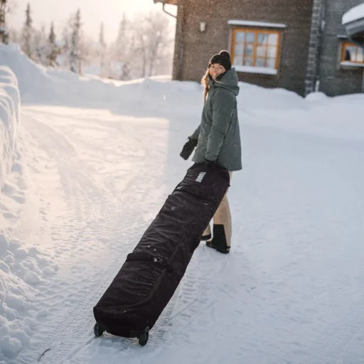 Thule 5170 Roundtrip Rolling vak na lyže 175 cm čierny - 5