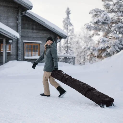 Thule 5170 Roundtrip Rolling vak na lyže 175 cm čierny - 6