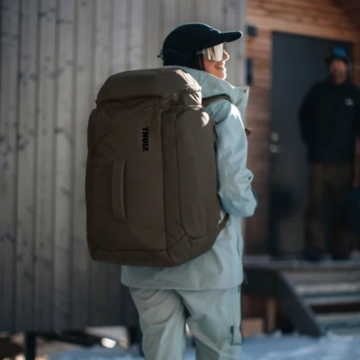 Thule 5157 Roundtrip batoh na kolieskach na lyžiarske a snowboardové topánky 60L Deep Khaki - 5