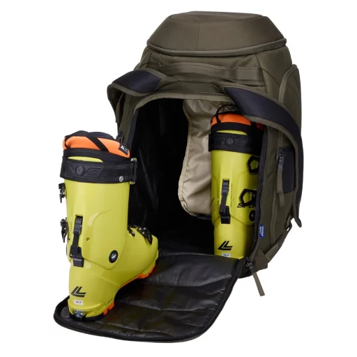 Thule 5157 Roundtrip batoh na kolieskach na lyžiarske a snowboardové topánky 60L Deep Khaki - 4