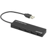 Tellur Basic USB Hub, 4-portový, USB 2.0, čierny thumbnail