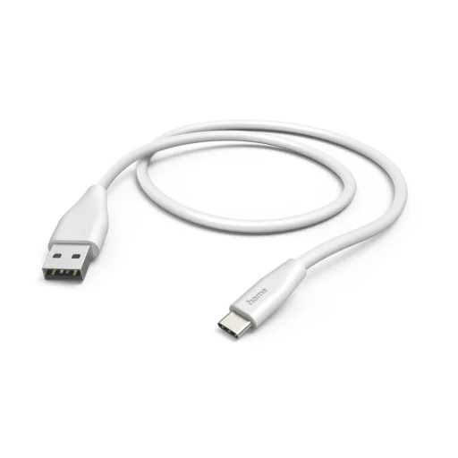 Hama 00201596 nabíjací kábel USB-A - USB-C, 1,5 m, biely - 1