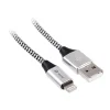 Tracer 46268 USB 2.0 - Lightning iPhone dátový kábel 1 m čierno-strieborný thumbnail