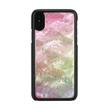 iKins SmartPhone tok iPhone XS/S vízivirág fekete tok