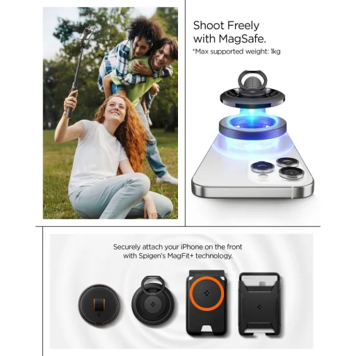 Spigen S582W Bluetooth szelfibot és tripod fekete - 9