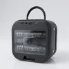 Blavec prenosný Bluetooth reproduktor WS-09 Karaoke zábava - 10W s dvoma mikrofónmi a displejom (WS09-2MB) čierny thumbnail