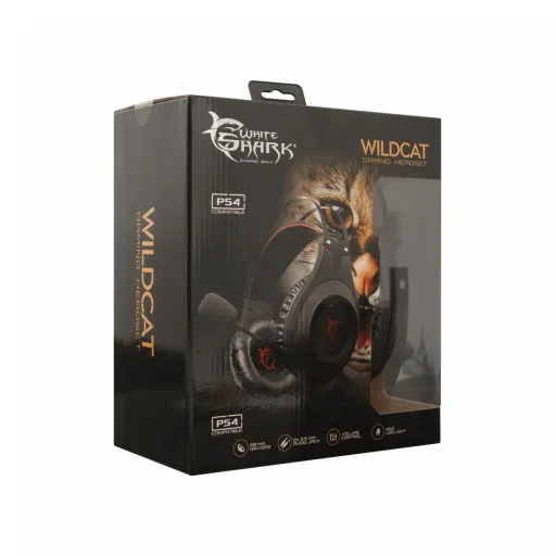 White Shark GH-2041 Wildcat herný headset - 7