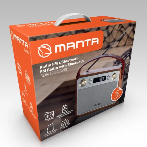 Manta RDI915X FM/BT/USB Capri rádio - 2