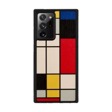 MAN&WOOD drevený kryt pre Samsung Galaxy Note 20 Ultra, Mondrian Wood Black