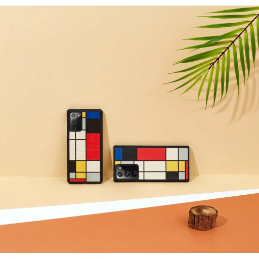 MAN&WOOD drevený kryt pre Samsung Galaxy Note 20 Ultra, Mondrian Wood Black - 4