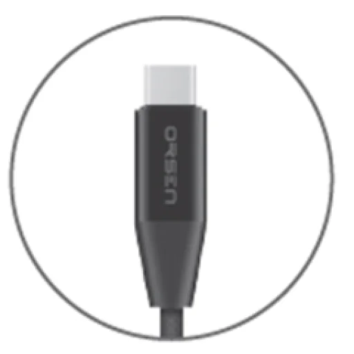 Orsen S33 dátový kábel Type-C 2.1A 1,2 m čierny - 2