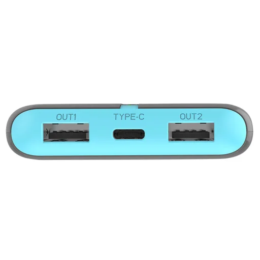 Tracer 47514 EnerGo 10000mAh sivá/modrá powerbanka - 4