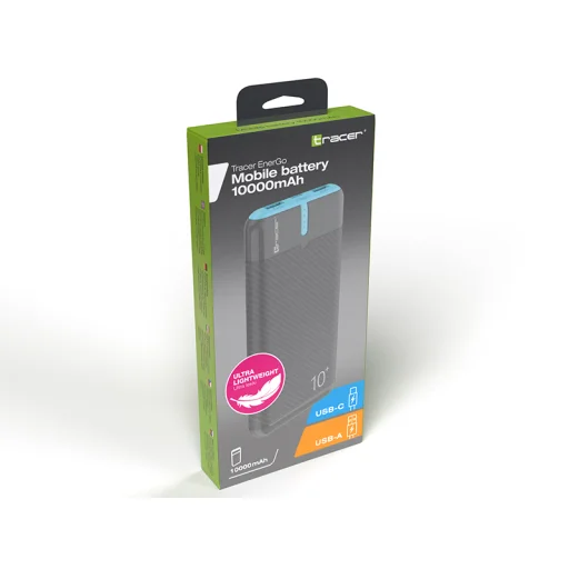 Tracer 47514 EnerGo 10000mAh sivá/modrá powerbanka - 7