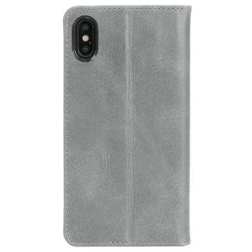 Krusell Sunne flipové puzdro na 4 karty pre Apple iPhone XS Max, vintage sivá - 2