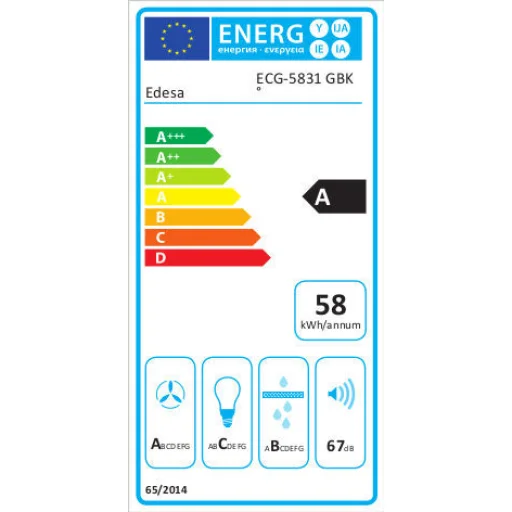 Vstavaný odsávač pár Edesa ECG-5831 GBK - 3