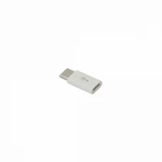 Sbox USB-C samec – Micro USB 2.0 samica adaptér, biely