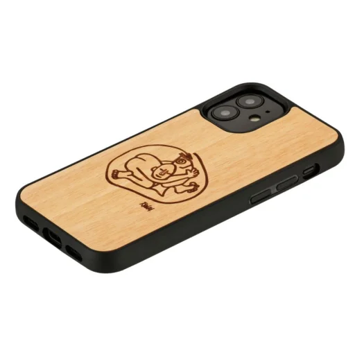 MAN&WOOD puzdro pre Apple iPhone 12 mini s detským vzorom a rybou - 2