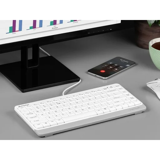 A4Tech FStyler FK11 White mini klávesnica - 6