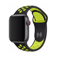 Devia Deluxe Series Sport remienok pre Apple Watch 4, žltý