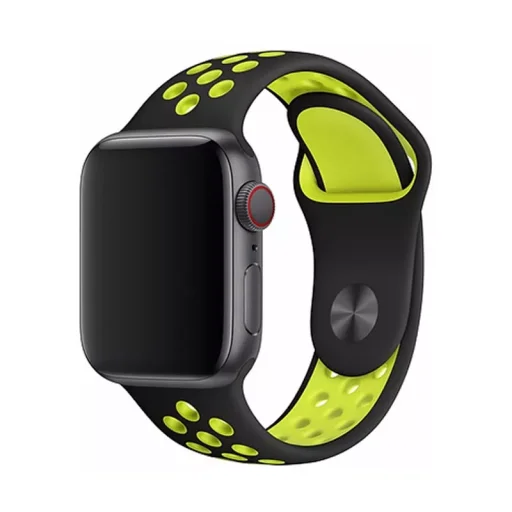 Devia Deluxe Series Sport remienok pre Apple Watch 4, žltý - 1