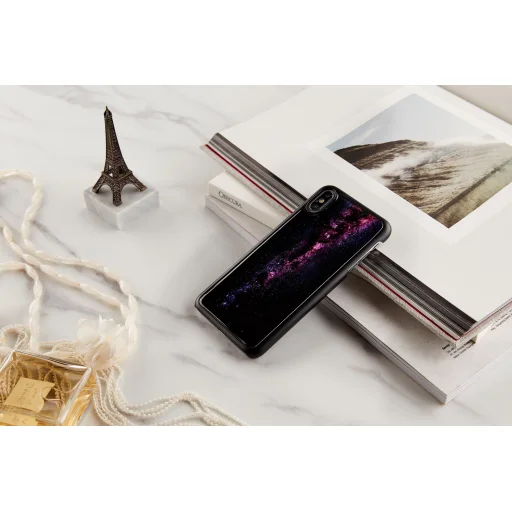 iKins flipové puzdro iPhone XS Max Milky Way Black - 3