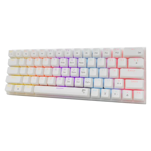 White Shark GK-002211V2 Wakizashi 2 White US Red Switches herná klávesnica - 2