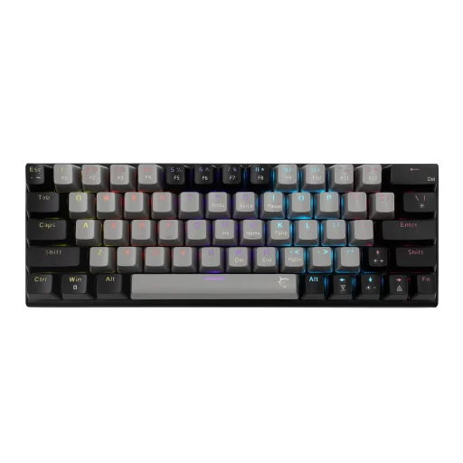 White Shark GK-002711V2 Wakizashi 2 sivo-čierna US Red Switches herná klávesnica - 1