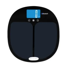 Salter 9192 BK3R Curve Bluetooth okos testelemző fürdőszobai mérleg fekete